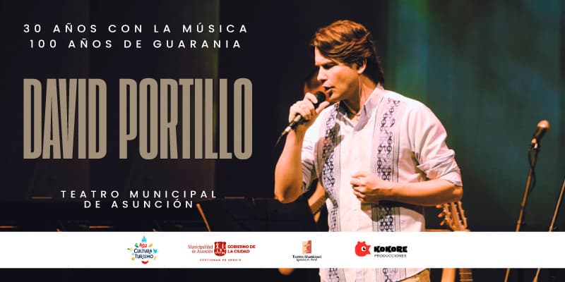 Imagen del evento  DAVID PORTILLO 30 años con la música – 100 años de guarania