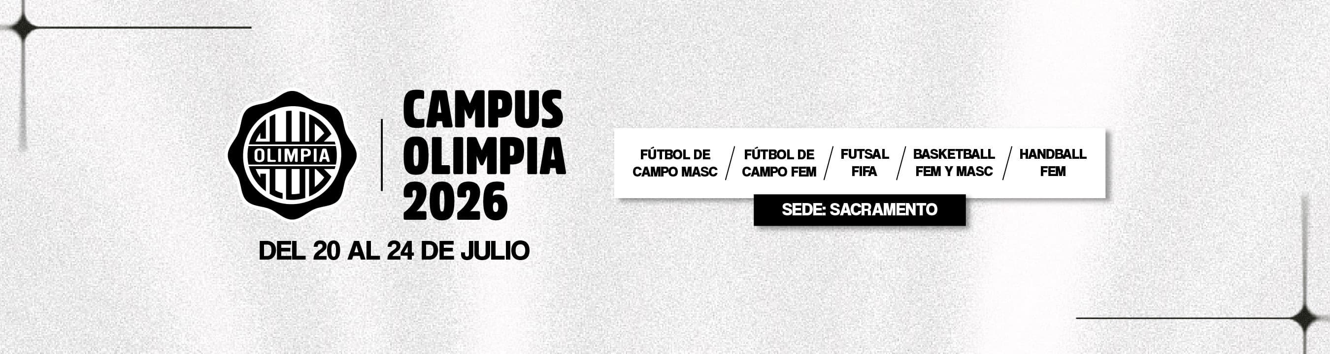 CAMPUS OLIMPIA 2026 - Edición Invierno