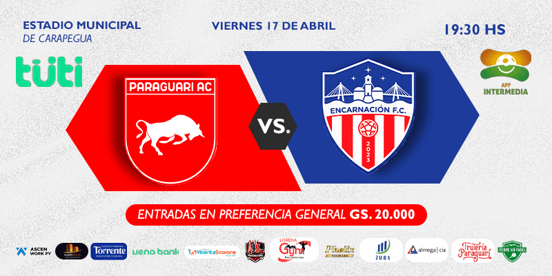 Imagen del evento Paraguarí AC vs. Encarnación FC 