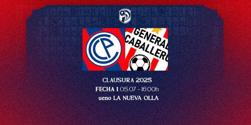Imagen del evento Cerro Porteño vs Gral Caballero