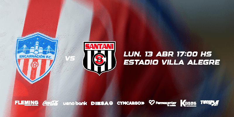 Imagen del evento Encarnación F.C. vs Deportivo Santani
