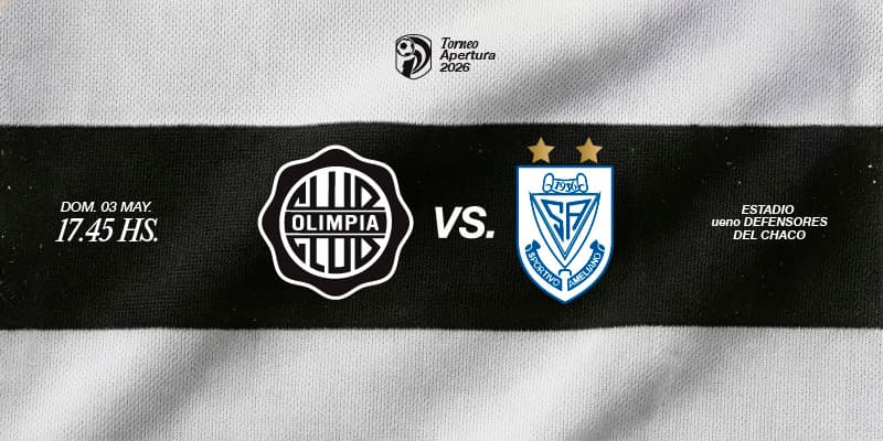 Imagen del evento OLIMPIA vs Spvo Ameliano  - Torneo Apertura 2026 - Fecha 19