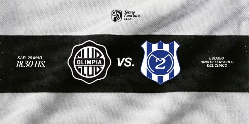 Imagen del evento OLIMPIA vs Spvo 2 de Mayo - Torneo Apertura 2026 - Fecha 13