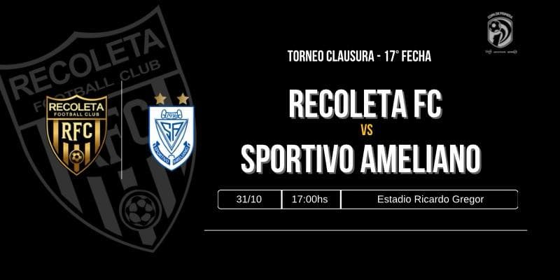 Imagen del evento Dvo. Recoleta vs Club Sportivo Ameliano- Torneo Clausura 2026 - Fecha 17