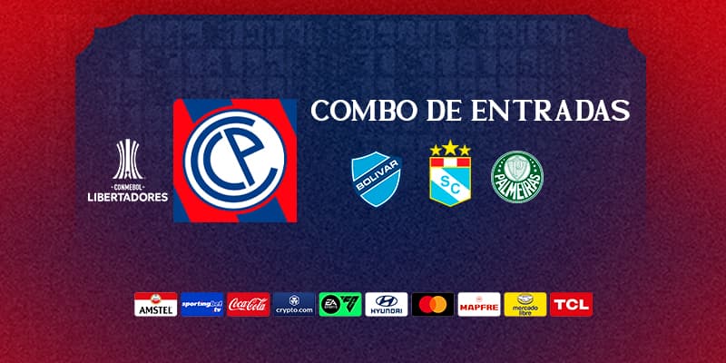 Imagen del evento COMBOS FASE ÚNICA - COPA LIBERTADORES  2025 