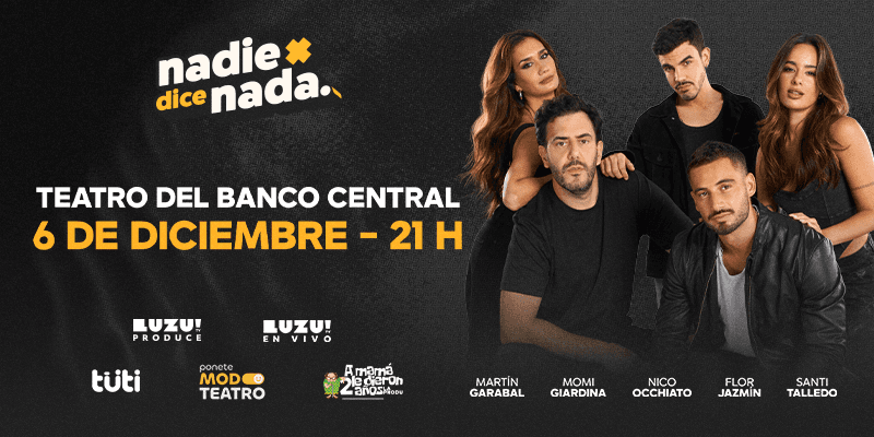 Imagen del evento NADIE DICE NADA