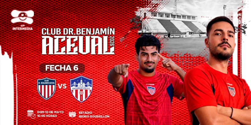 Imagen del evento Dr. Benjamin Aceval vs Encarnación FC 