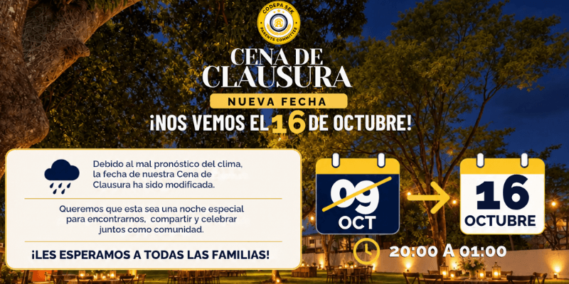 Imagen del evento Cena de Clausura