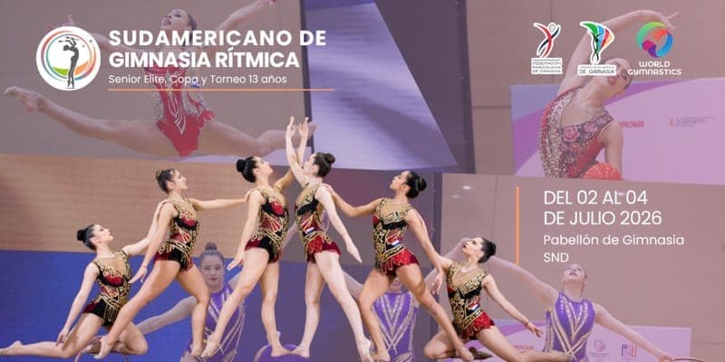 Imagen del evento Sudamericano de Gimnasia Ritmica 2026