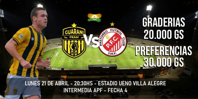 Imagen del evento Club Guaraní de Fram vs Pastoreo F.C.