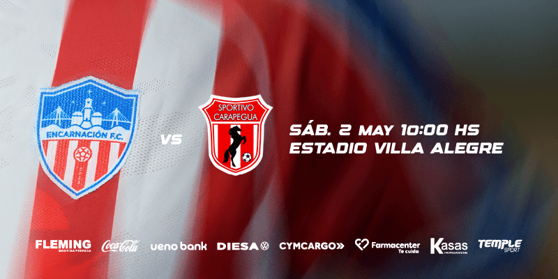 Imagen del evento Encarnación F.C. vs. Sportivo Carapeguá