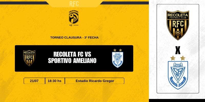 Imagen del evento Dvo. Recoleta vs Club Sportivo Ameliano