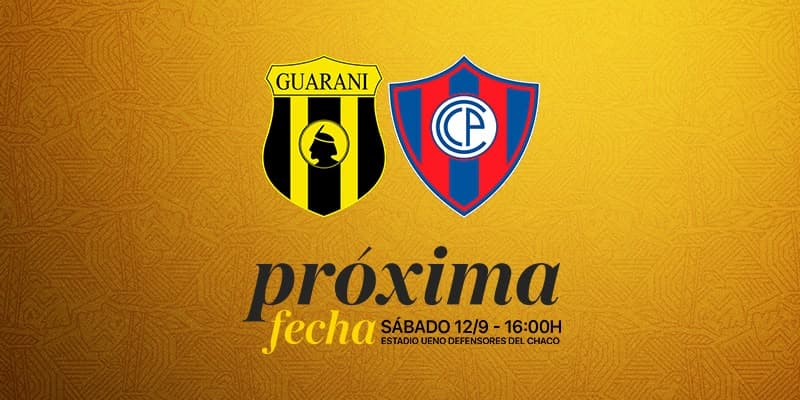 Imagen del evento Club Guarani vs. Club Cerro Porteño - Torneo Clausura - Fecha 10