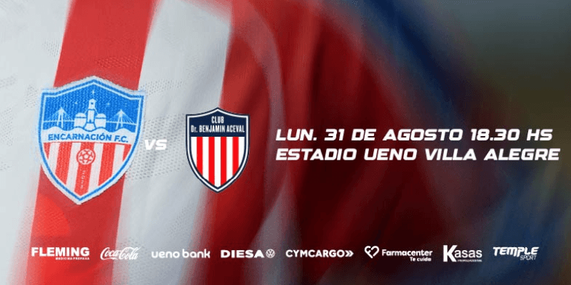 Imagen del evento Encarnación F.C. vs Benjamín Aceval
