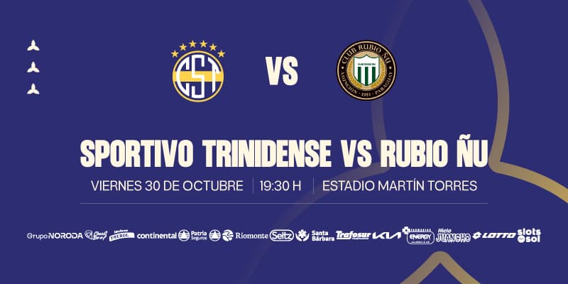Imagen del evento Club Sportivo Trinidense vs el Club Rubio Ñú - Campeonato Clausura 2026 - Fecha 17