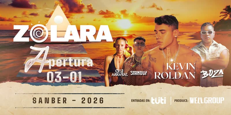 Imagen del evento ZOLARA APERTURA 
