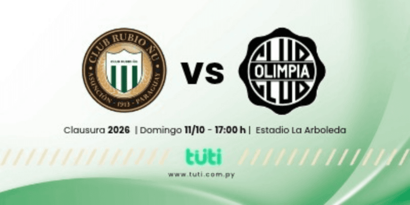 Imagen del evento Rubio Ñu vs. Olimpia