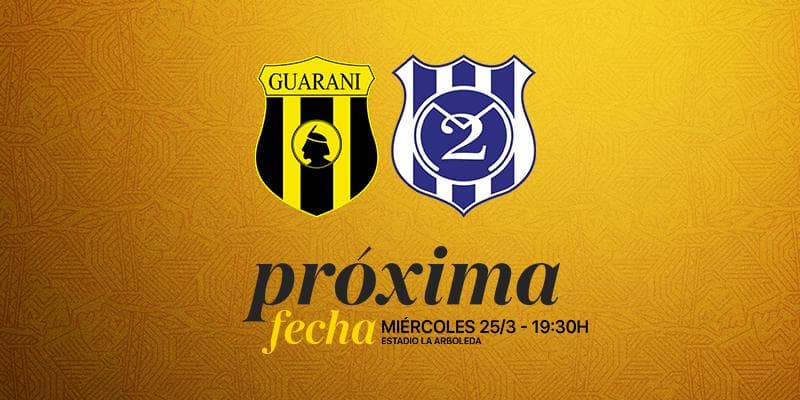Imagen del evento Club Guarani vs Sp. 2 de mayo Torneo Apertura 2026 – Fecha 7