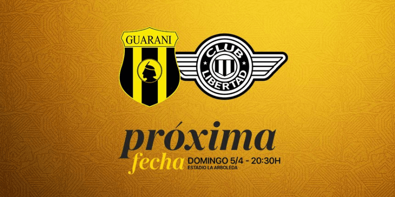 Imagen del evento Club Guaraní vs Libertad Torneo Apertura 2026 - Fecha N°15 2da Rueda