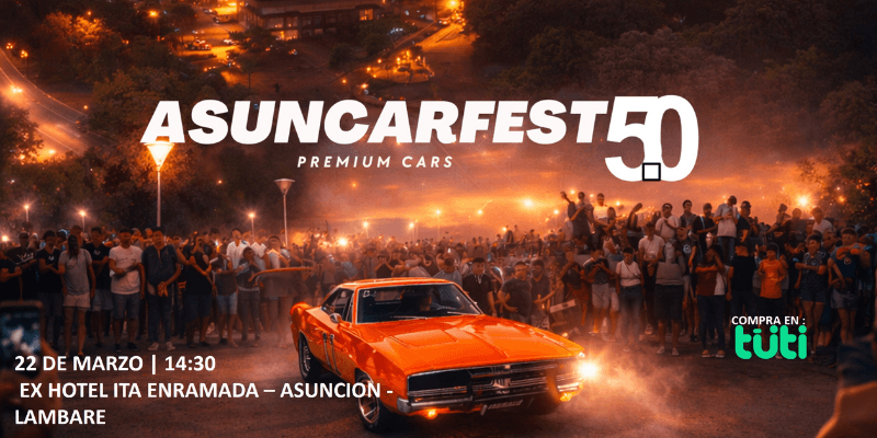 Imagen del evento ASUNCARFEST - Sunset Edition