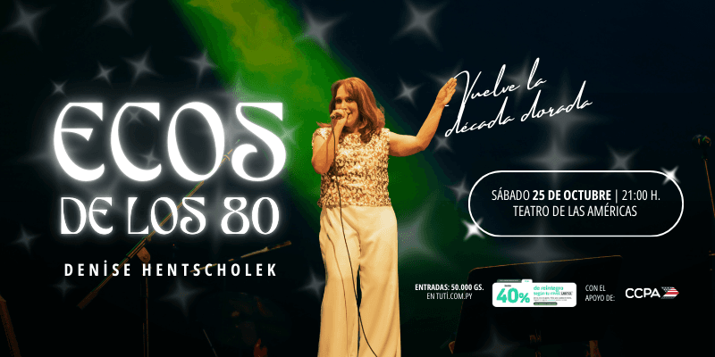 Imagen del evento ECOS DE LOS 80 DENISE HENTSCHOLEK