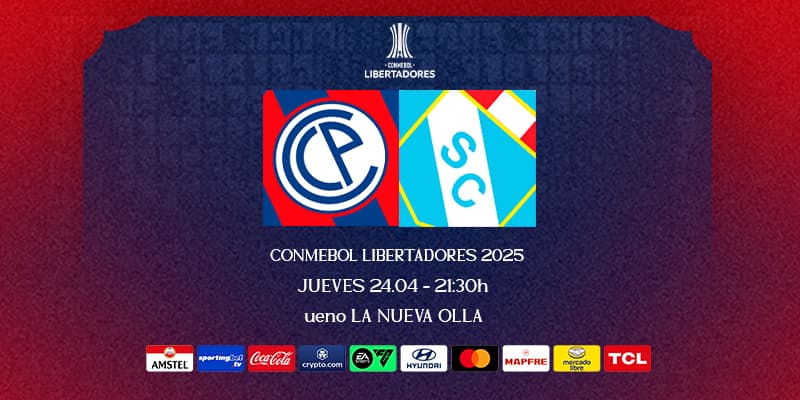 Imagen del evento Cerro Porteño vs Sporting Cristal