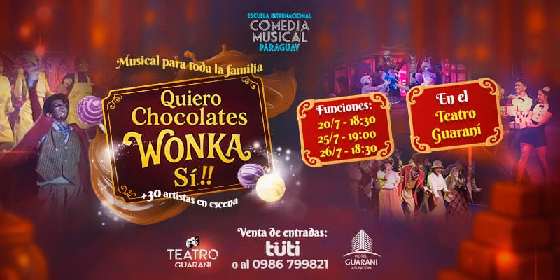 Imagen del evento QUIERO CHOCOLATES WONKA SI! 