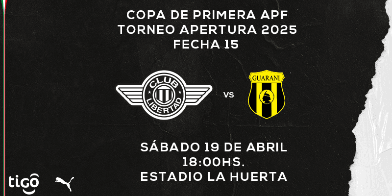 Imagen del evento Libertad Vs. Guaraní