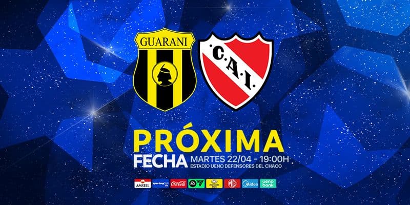 Imagen del evento Club Guaraní vs. Club Atlético Independiente