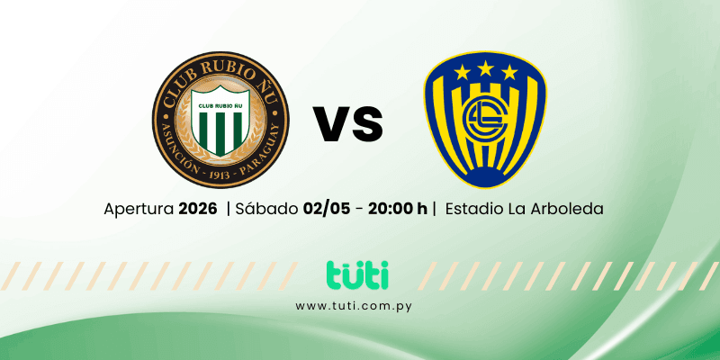 Imagen del evento Rubio Ñu vs. Sportivo Luqueño 