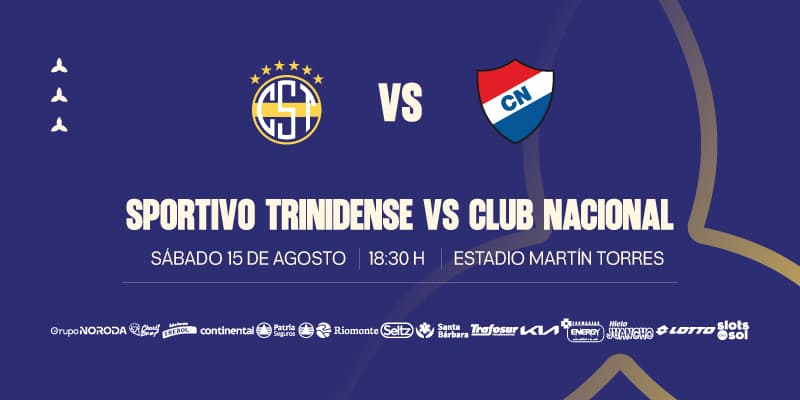 Imagen del evento Club Spvo Trinidense vs Club Nacional - Torneo Clausura 2026 Fecha 5