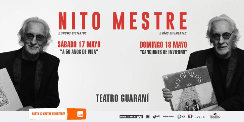 Imagen del evento Nito Mestre  