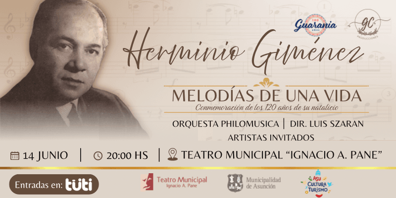 Imagen del evento Herminio Gimenez - Melodias de una vida