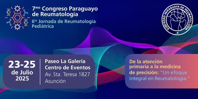Imagen del evento 7° Congreso Paraguayo de Reumatología & 6° Jornada de Reumatología Pediátrica