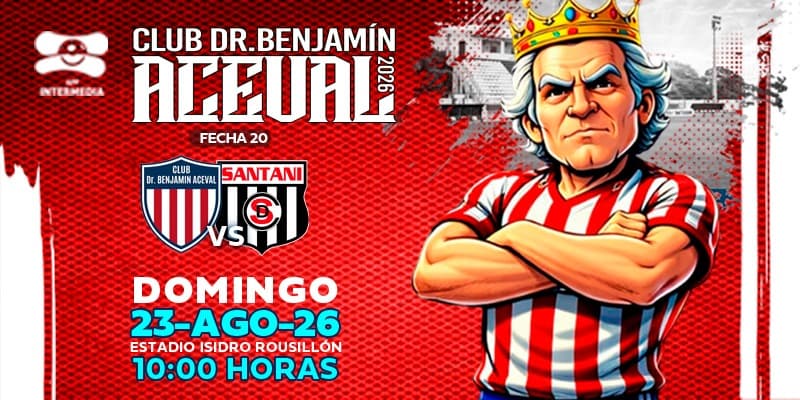 Imagen del evento Club Dr. Benjamín Aceval vs Club Spvo. Santani