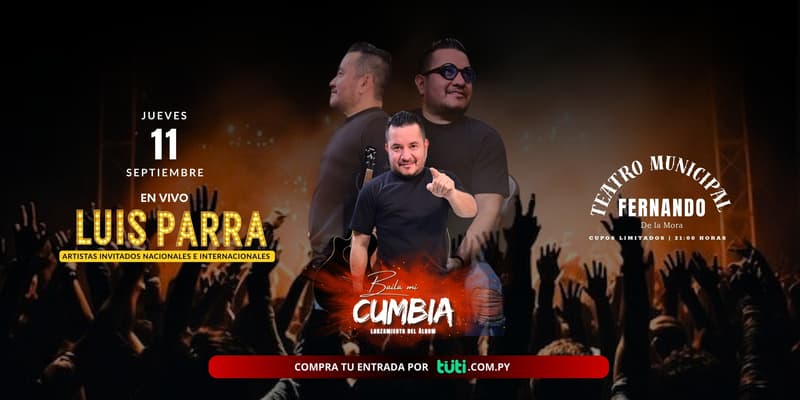 Imagen del evento Lanzamiento Álbum Baila mi cumbia Luis Parra