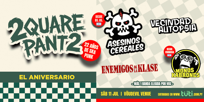 Imagen del evento Square Pants Aniversario 22