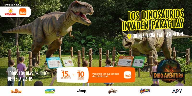 Imagen del evento DINO AVENTURA – Parque de Dinosaurios