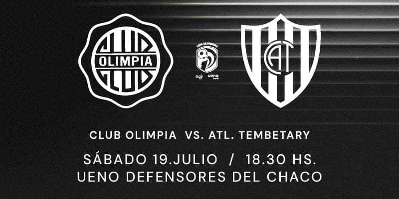 Imagen del evento OLIMPIA VS. Atletico Tembetary	
