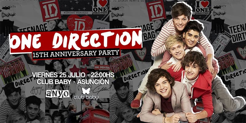 Imagen del evento  One Direction 15th Anniversary Party