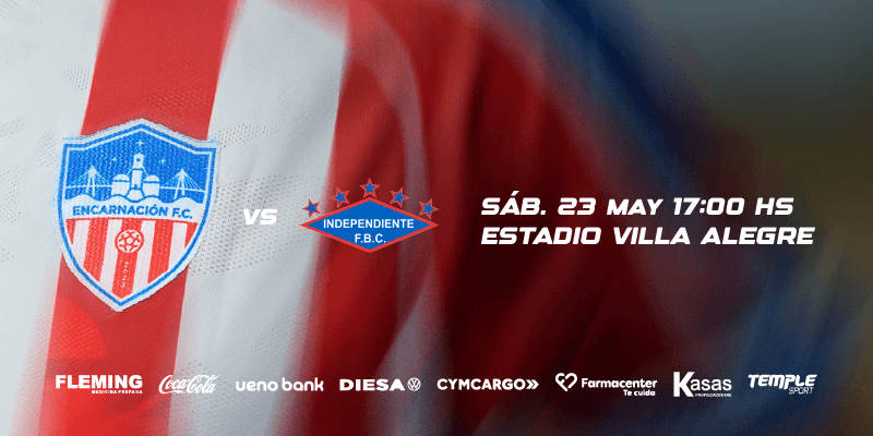 Imagen del evento Encarnación FC vs Independiente