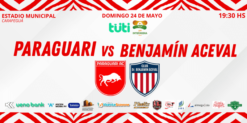 Imagen del evento Paraguarí AC vs. Dr. Benjamin Aceval