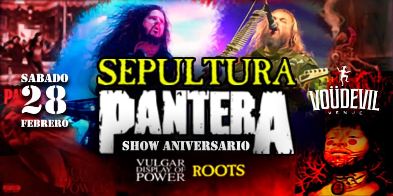 Imagen del evento Doble Tributo a Pantera y Sepultura