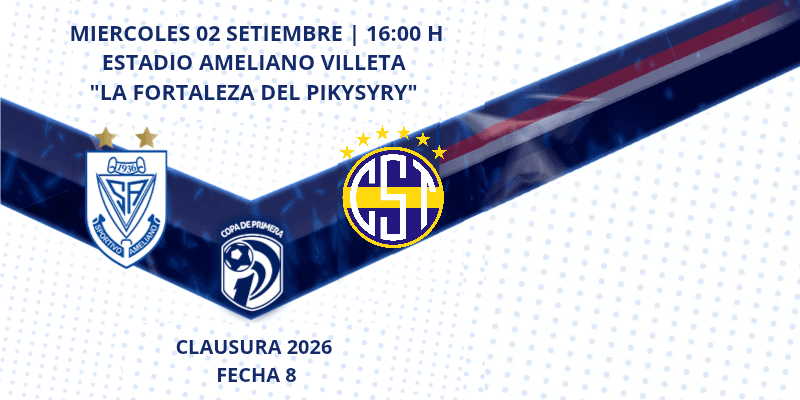 Imagen del evento Ameliano vs Trinidense - Torneo Clausura 2026 - Fecha 8