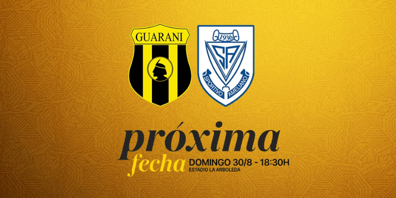 Imagen del evento Club Guarani vs Club Spvo Ameliano - Torneo Clausura 2026 – Fecha 7