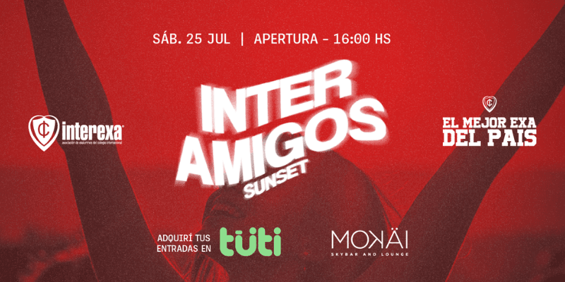 Imagen del evento INTER AMIGOS SUNSET