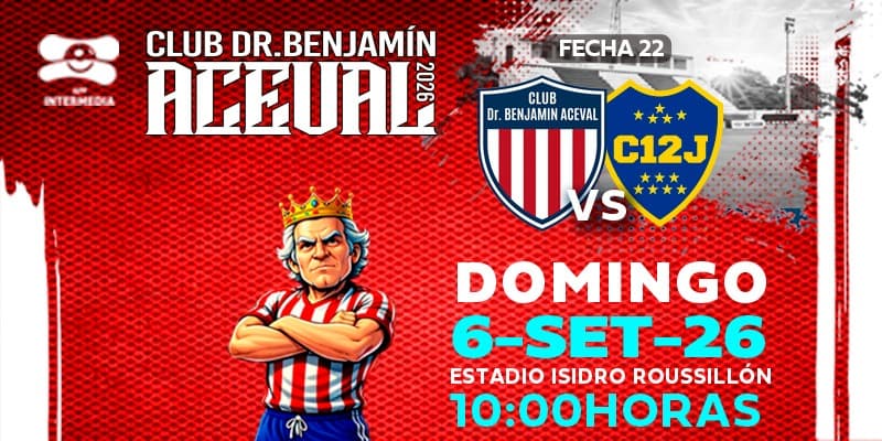 Imagen del evento Benjamín Aceval vs 12 de junio