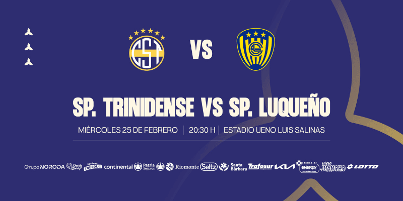 Imagen del evento Club Sportivo Trinidense vs el Club Sportivo Luqueño - Torneo Apertura 2026 - Fecha 7