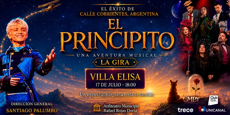 Imagen del evento Villa Elisa - El Principito una aventura musical LA GIRA