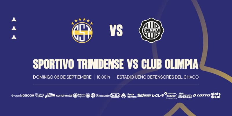Imagen del evento Club Spvo Trinidense vs Club Olimpia - Torneo Clausura - Fecha 9